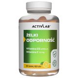 Activlab Pharma Żelki Odporność, smak cytrynowy, 60 sztuk KRÓTKA DATA - miniaturka zdjęcia produktu