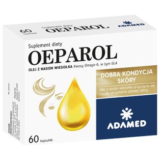 Oeparol, olej z nasion wiesiołka, 60 kapsułek KRÓTKA DATA - zdjęcie produktu