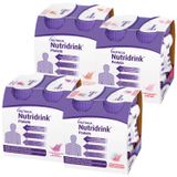 Zestaw Nutridrink Protein, preparat odżywczy, brzoskwinia-mango, 4 x 125 ml + smak truskawkowy, 4 x 125 ml + smak owoców leśnych, 4 x 125 ml + smak czerwonych owoców, 4 x 125 ml - miniaturka zdjęcia produktu