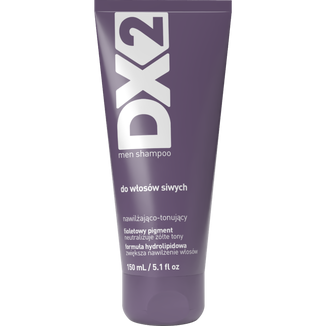 DX2, szampon dla mężczyzn, nawilżająco-tonizujący, do włosów siwych, 150 ml - zdjęcie produktu