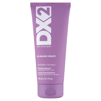 DX2, szampon dla mężczyzn, nawilżająco-tonujący, do włosów siwych, 150 ml - zdjęcie produktu