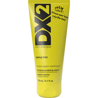 DX2 Young Men, szampon dla mężczyzn, oczyszczająco-nawilżający, 150 ml - zdjęcie produktu