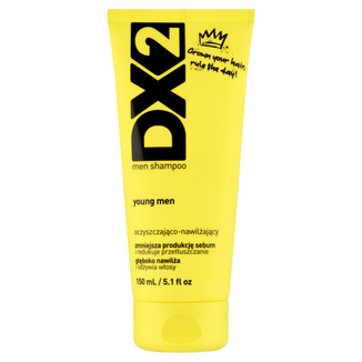 DX2 Young Men, szampon dla mężczyzn, oczyszczająco-nawilżający, 150 ml DX2 Young Men, szampon dla mężczyzn, oczyszczająco-nawilżający, 150 ml - zdjęcie produktu