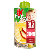 Kubuś Baby Deser owocowy typu budyń, banan i jabłko, po 6 miesiącu, 100 g - miniaturka zdjęcia produktu
