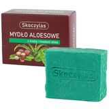 Skoczylas, mydło aloesowe z miętą i masłem shea, 100 g - miniaturka zdjęcia produktu