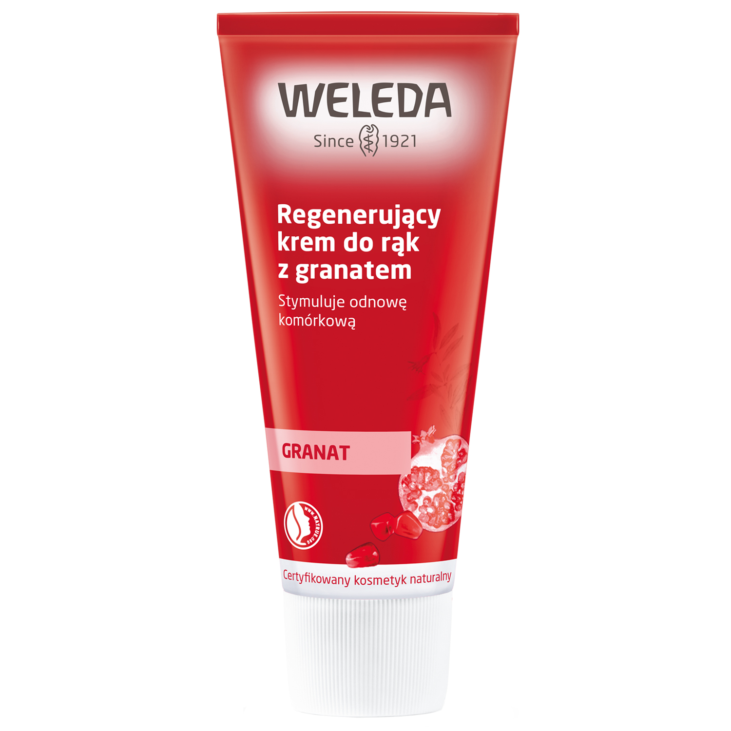 Nieznana Weleda Hand Care, regenerujący krem do rąk z granatem, 50 ml