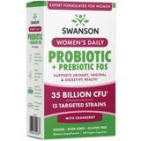 Swanson Women's Daily Probiotic + Prebiotic, 60 kapsułek - miniaturka zdjęcia produktu