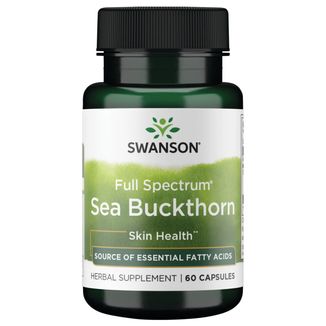 Swanson Full Spectrum Sea Buckthorn, rokitnik, 60 kapsułek Swanson Full Spectrum Sea Buckthorn, rokitnik, 60 kapsułek - zdjęcie produktu