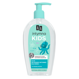 AA Intymna Kids, płyn do higieny intymnej dla dzieci, 300 ml USZKODZONE OPAKOWANIE - zdjęcie produktu