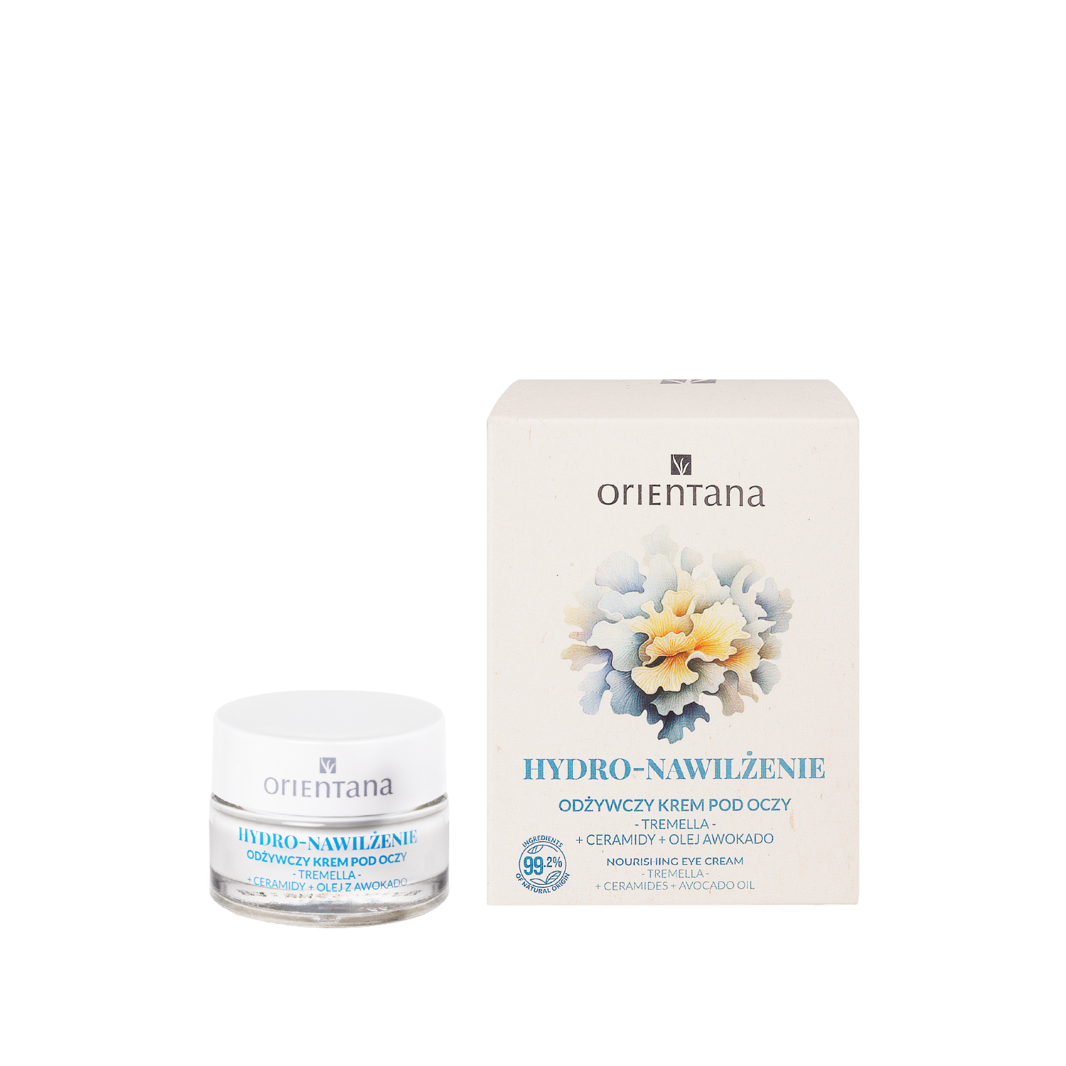 Nieznana Orientana Hydro Nawilżenie, odżywczy krem pod oczy, 15 ml