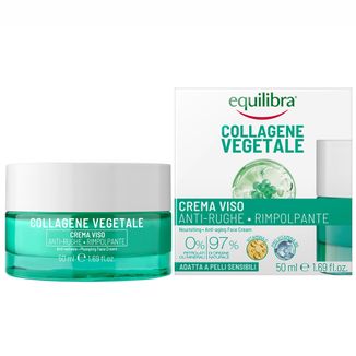 Equilibra Collagene Vegetale, krem przeciwzmarszczkowy wypełniający z kolagenem roślinnym, 50 ml - zdjęcie produktu