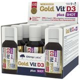 Olimp Gold-Vit D3 Plus Shot, szklana ampułka, smak wiśniowy, 9 x 25 ml - miniaturka zdjęcia produktu