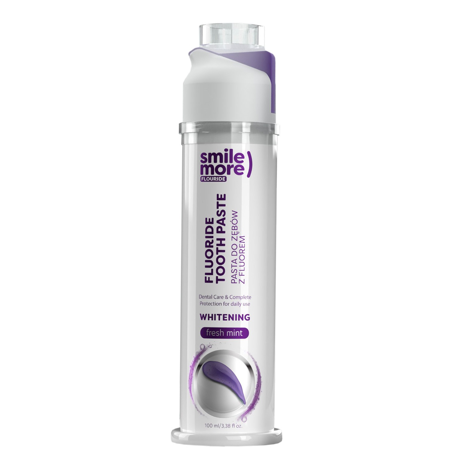 Nieznana HiSkin Smile More, aufhellend Zahnpasta, frisch Minze, mit Fluorid, 100 ml — Inhaltsstoffe und Bewertung