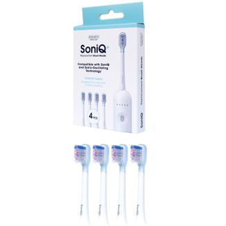 Zent SoniQ+, końcówki do szczoteczki sonicznej, standard, 4 sztuki - zdjęcie produktu