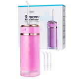 Zent Stream+, irygator do zębów bezprzewodowy, składany, różowy, 250 ml - miniaturka zdjęcia produktu