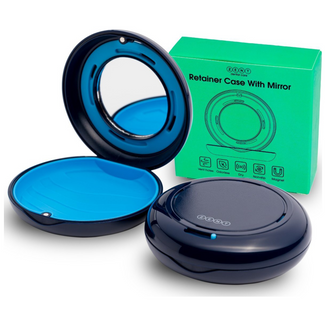 Zent Case, etui na retainery, alignery, aparaty ortodontyczne i nakładki na zęby, granatowe - zdjęcie produktu