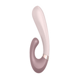 Satisfyer Heat Wave Connect App, podgrzewany wibrator typu króliczek, mauve - miniaturka zdjęcia produktu