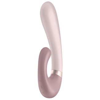 Satisfyer Heat Wave Connect App, podgrzewany wibrator typu króliczek, mauve - zdjęcie produktu