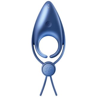 Satisfyer Sniper, wibrujący pierścień erekcyjny, regulowany, blue - zdjęcie produktu