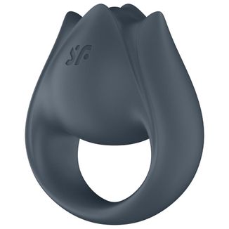 Satisfyer Perfect Pair 2, wibrujący pierścień dla par, grey - zdjęcie produktu