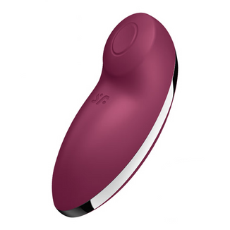 Satisfyer Tap & Climax 2, wibrator nakładany z funkcją stukania, red - zdjęcie produktu