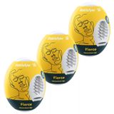 Zestaw Satisfyer Masturbator Egg Fierce, stymulator dla mężczyzn, 3 sztuki - miniaturka zdjęcia produktu