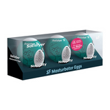 Zestaw Satisfyer Masturbator Egg Noughty, stymulator dla mężczyzn, 3 sztuki - miniaturka zdjęcia produktu