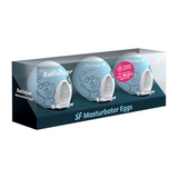 Zestaw Satisfyer Masturbator Egg Savage, stymulator dla mężczyzn, 3 sztuki - miniaturka zdjęcia produktu
