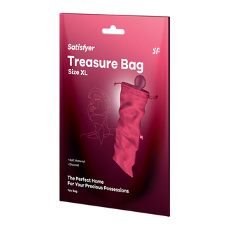 Satisfyer Treasure Bag, torba do przechowywania gadżetów erotycznych, rozmiar XL, violet - zdjęcie produktu