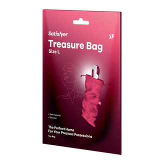 Satisfyer Treasure Bag, torba do przechowywania gadżetów erotycznych, rozmiar L, pink - zdjęcie produktu