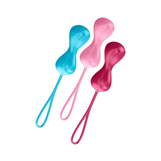 Satisfyer Power Balls, zestaw kulek do ćwiczeń mięśni dna miednicy, 3 sztuki - zdjęcie produktu