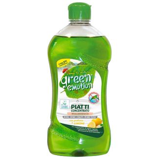 Green Emotion, ultraskoncentrowany żel do mycia naczyń, hipoalergiczny, cytryna, 500 ml - zdjęcie produktu
