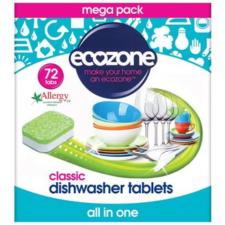 Ecozone Classic All in One, tabletki do zmywarek, 72 sztuki - zdjęcie produktu
