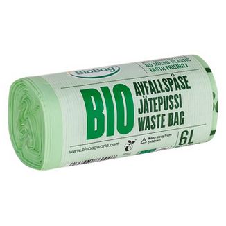 BioBag, worki na odpady organiczne i zmieszane, 6L, rolka, 30 sztuk - zdjęcie produktu
