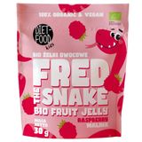 Fred The Snake, żelki owocowe, malina, Bio, 30 g - miniaturka zdjęcia produktu
