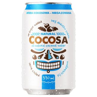 Diet-Food Cocosa Natural Water, woda kokosowa, niegazowana, 330 ml - zdjęcie produktu