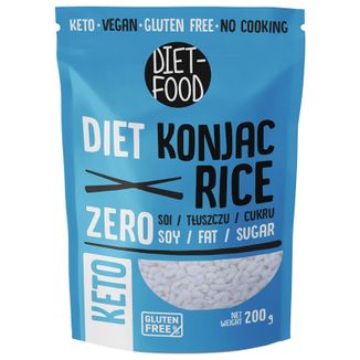 Diet-Food Konjac Diet Rice, makaron Shirataki, konjac, Bio, 300 g - zdjęcie produktu