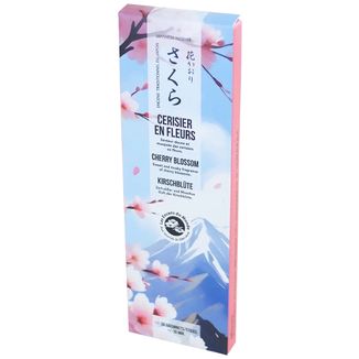 Aromandise Les Encens du Monde, kadzidełko japońskie, Kwiat Wiśni, Pobudzające, 30 sztuk - zdjęcie produktu