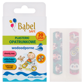 Langsteiner Bąbel Seaf, plastry dla dzieci, wodoodporne, 20 sztuk - zdjęcie produktu