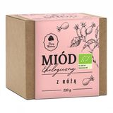 Dary Natury Miód Ekologiczny z różą, 230 g Dary Natury Miód Ekologiczny z różą, 230 g - miniaturka zdjęcia produktu