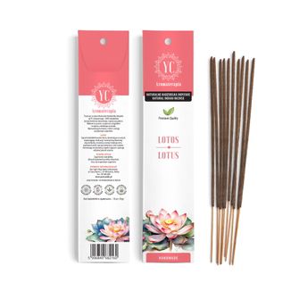 Your Candle, naturalne kadzidełka indyjskie, lotos, 10 sztuk - zdjęcie produktu