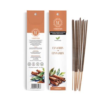 Your Candle, naturalne kadzidełka indyjskie, cynamon, 10 sztuk - zdjęcie produktu