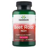 Swanson Beet Root NO+, 60 tabletek do żucia - miniaturka zdjęcia produktu