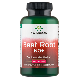 Swanson Beet Root NO+, 60 tabletek do żucia - zdjęcie produktu