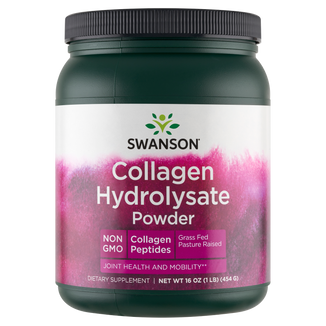Swanson Collagen Hydrolysate, proszek, 454 g Swanson Collagen Hydrolysate, proszek, 454 g - zdjęcie produktu