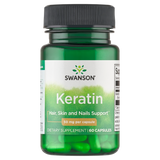 Swanson Keratin, keratyna 50 mg, 60 kapsułek - miniaturka zdjęcia produktu