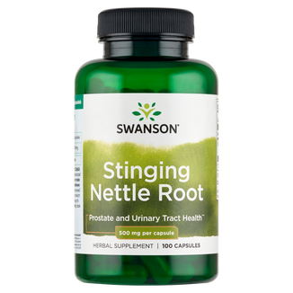Swanson Stinging Nettle Leaf, pokrzywa 500 mg, 100 kapsułek Swanson Stinging Nettle Leaf, pokrzywa 500 mg, 100 kapsułek - zdjęcie produktu