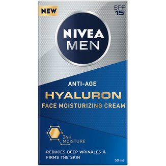 Nivea Men Hyaluron, przeciwzmarszczkowy krem ​​do twarzy, 50 ml - zdjęcie produktu