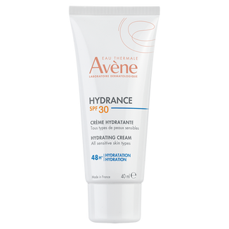 Avene Hydrance, lekki krem nawilżający UV, SPF 30, 40 ml - zdjęcie produktu