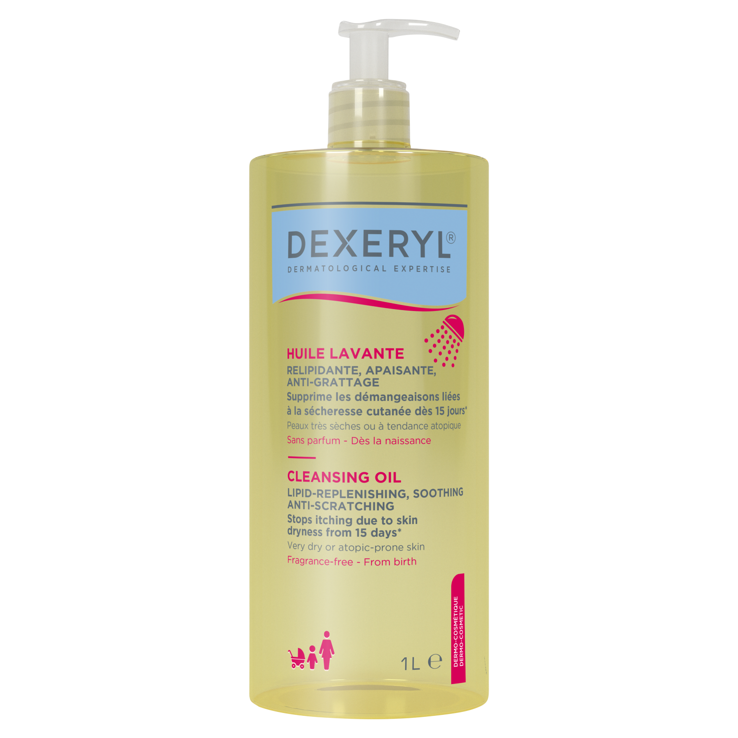 Dexeryl Dexeryl, łagodzący olejek do mycia przeciw drapaniu uzupełniający lipidy, 1000 ml — Inhaltsstoffe und Bewertung